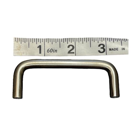 (10-Pack) 3" Elements Torino S271-3SN Satin Nickel Wire Pull Cabinet Handle - Picture 6 of 9